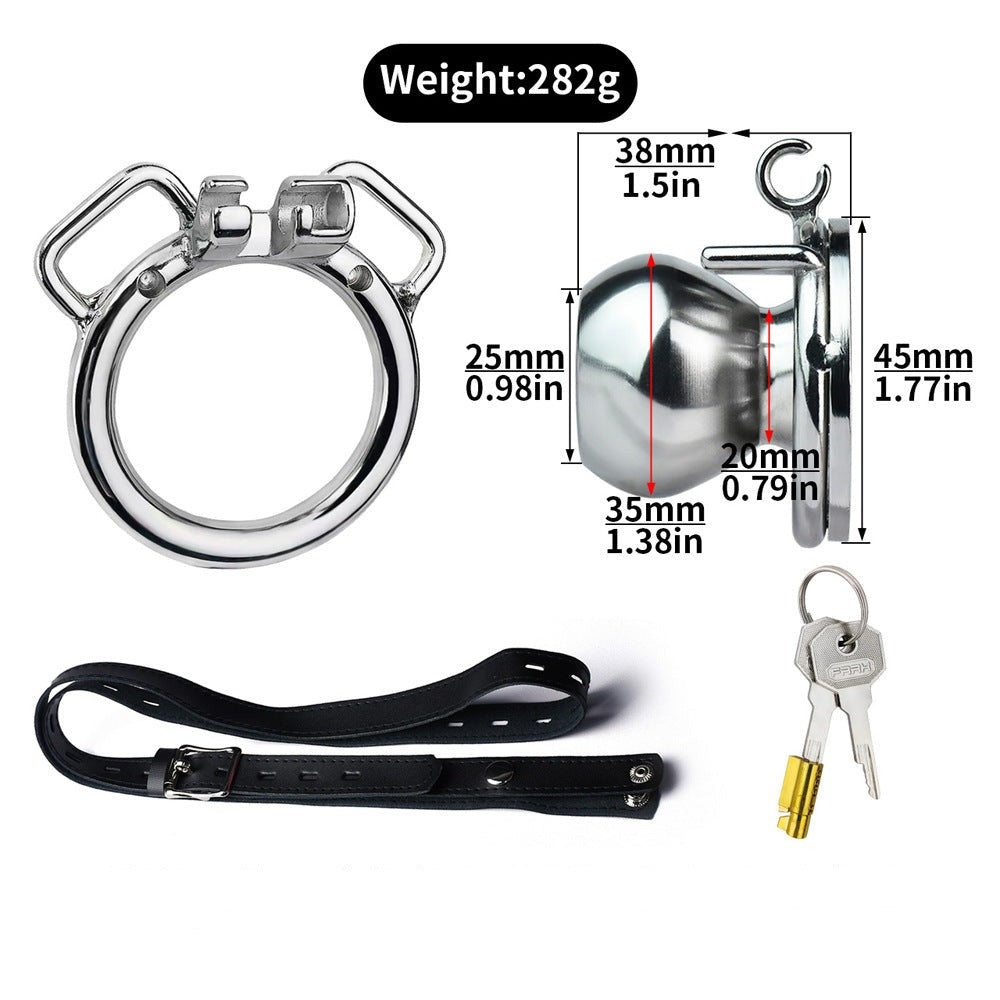 wearable inverted chastity cage with butterfly design