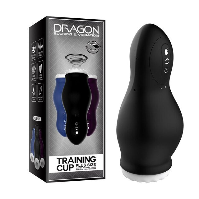Automatic Male Masturbator Cup | Glans Massager Blowjob Device Penis Delay Lasting Trainer Sucking Vibrator - KeepMeLocked