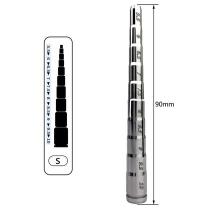 Stainless Steel Penis Urethral Sound Plug | Catheter Dilator | Metal Penis Plug - KeepMeLocked