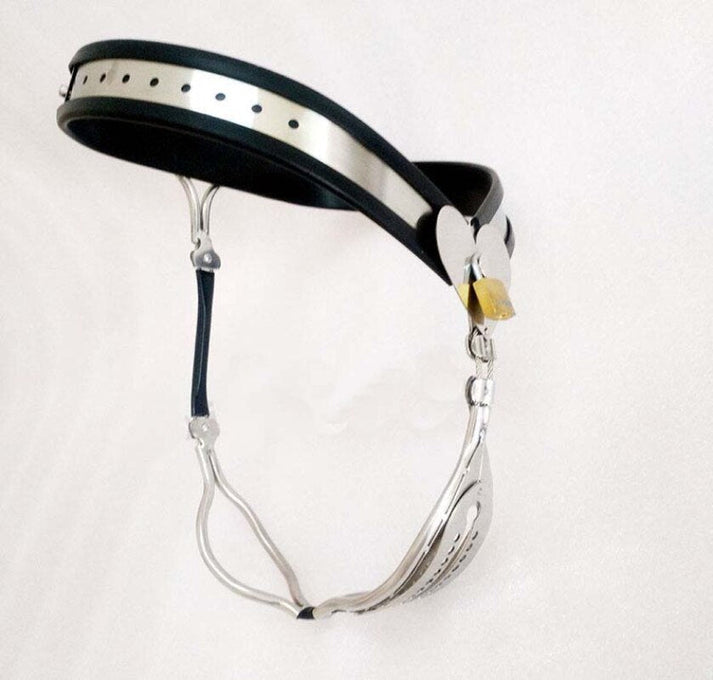 Female Chastity Belt with Vaginal Plug - BDSM Belt with Heart Shape ...