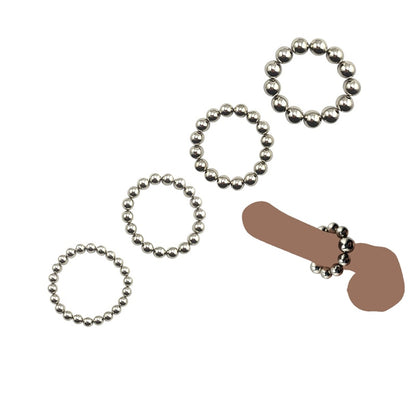 Large Metal strong Magnetic cock ring | ball lock stretcher scrotum Bondage sex toy - KeepMeLocked