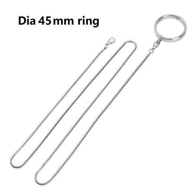 Male Ball Scrotum Stretcher | metal penis lock cock Ring chain Delay ejaculation - KeepMeLocked