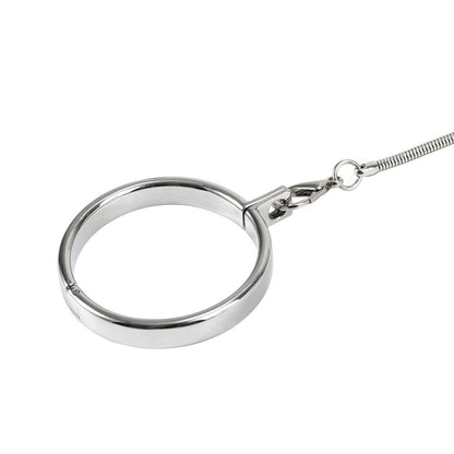 Male Ball Scrotum Stretcher | metal penis lock cock Ring chain Delay ejaculation - KeepMeLocked