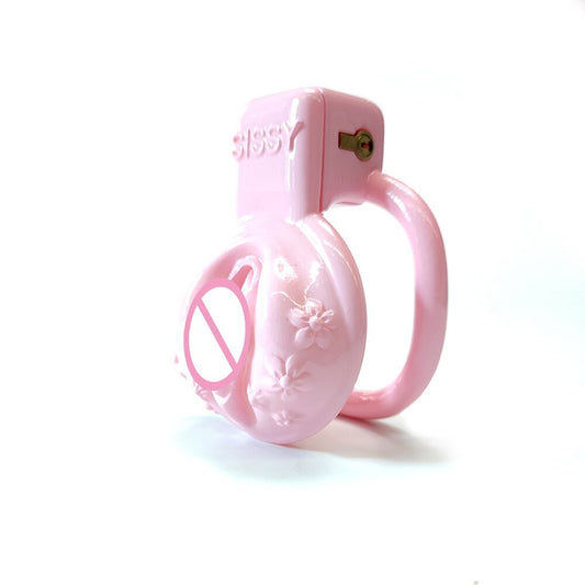 Sissy Chastity Cage - Small Pussy Vaginal Cock Cage - Pink - KeepMeLocked