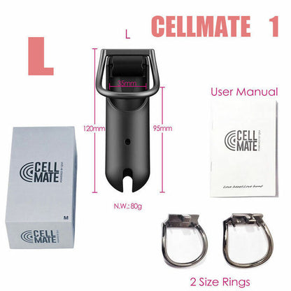 Cellmate2 Electric Shock Male Chastity Device | APP Remote Control Penis Cage | Cock Ring Lock Sex Toy For Men and Gay - KeepMeLocked