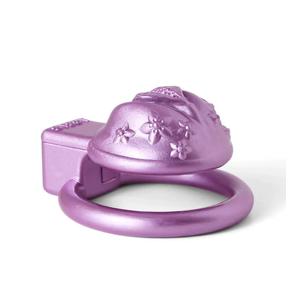 Sissy Resin 3D-Printed Chastity Cage Small Pussy Cock Cage - Pink - PinkChastity