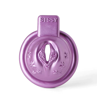 Sissy Resin 3D-Printed Chastity Cage Small Pussy Cock Cage - Pink - PinkChastity