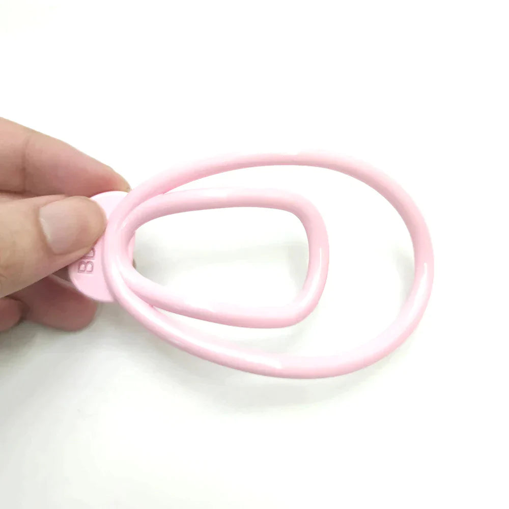 Golden Plastic Fufu Clip For Sissy BDSM Chastity Training - KeepMeLocked
