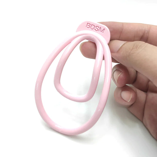 Pink Fufu Clip For Sissy BDSM Chastity Training - KeepMeLocked