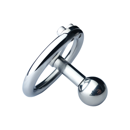 Inverted Chastity Cage with Ball and Metal Bar - KeepMeLocked