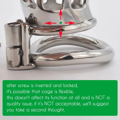 how to lock your metal chastity cage